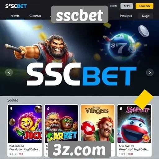 Análise das ofertas de jogos no site sscbet